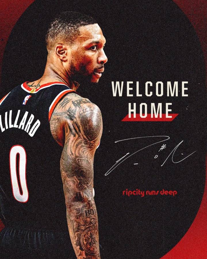 回到梦开始的地方！开拓者官宣签下35岁利拉德