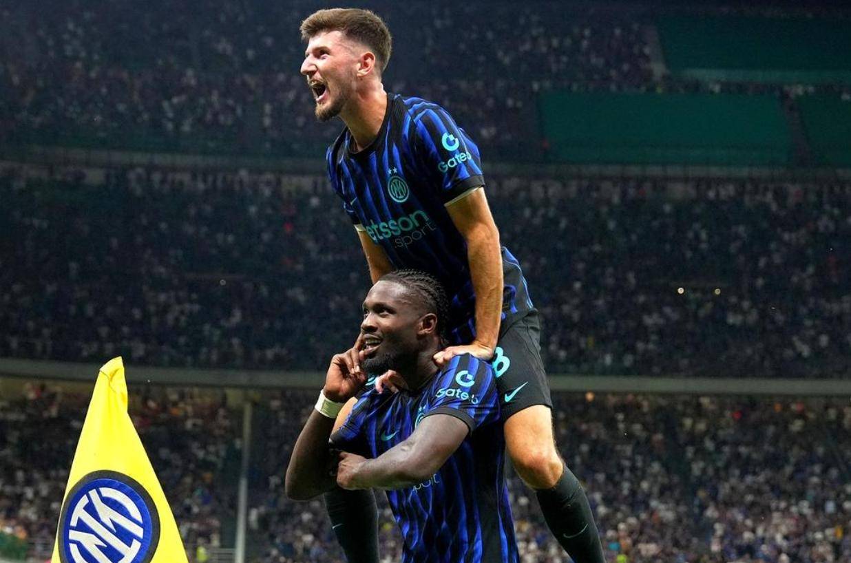 一场5-0踢出意甲惨案，国米新帅创历史，超级后卫独造两球